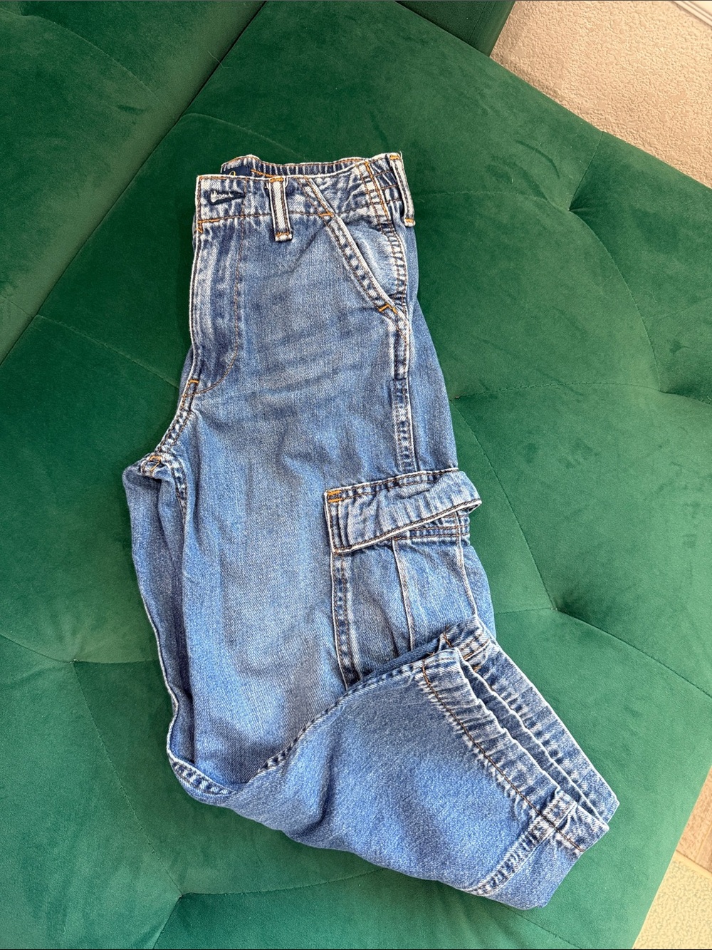 Polo by Ralph Lauren Kids Blue Cargo Denim Jeans